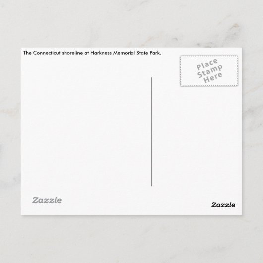 De verbindingslijn briefkaart (Achterkant)