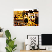 De verblijfplaats van David Twining - Edward Hicks Poster (Thuiskantoor)