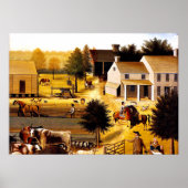 De verblijfplaats van David Twining - Edward Hicks Poster (Voorkant)