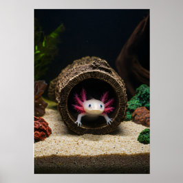 De verblijfplaats van de Axolotl Poster