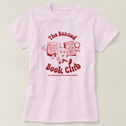 De verboden boekenclub t-shirt (Design voorkant)