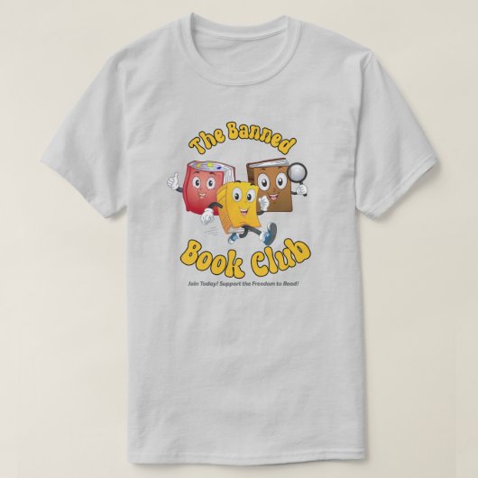 De verboden boekenclub t-shirt (Design voorkant)