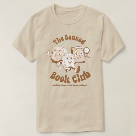 De verboden boekenclub t-shirt (Design voorkant)