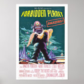 De verboden Klassieke Sci-Fi film van de Planet Poster (Voorkant)