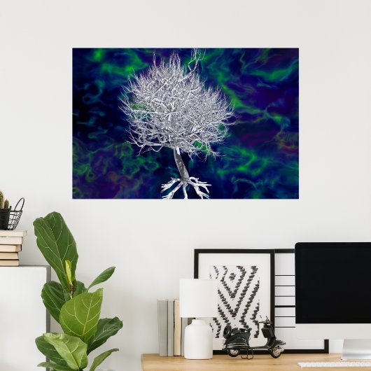 De verboden levensboom poster (Thuiskantoor)