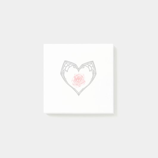 De verboden roos post-it briefjes post-it® notes (Voorkant)