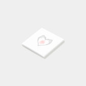 De verboden roos post-it briefjes post-it® notes (Schuin)