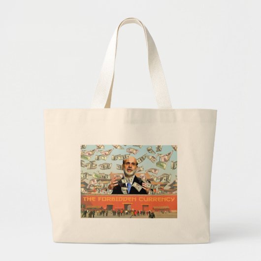 De verboden valuta-kooptas grote tote bag (Voorkant)
