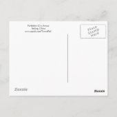 De verboden Zonsondergang van de Stad Briefkaart (Achterkant)