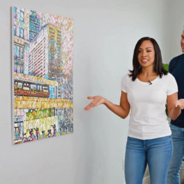 De verbonden levens van Detroit Canvas Afdruk