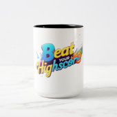 De ‘verbonden zielen’ tweekleurige koffiemok (Center)