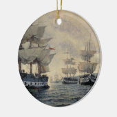 De verbondenheid van de bevrijdende expeditie van  keramisch ornament (Links)