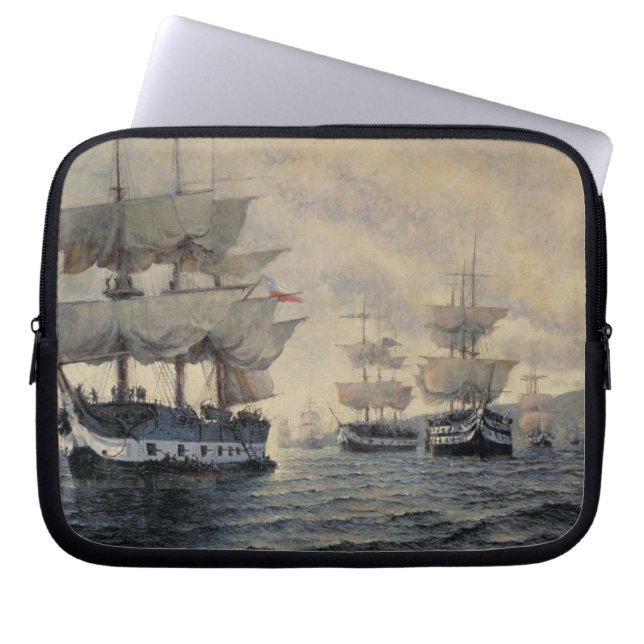 De verbondenheid van de bevrijdende expeditie van  laptop sleeve (Voorkant)