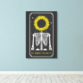 De Verborgen Beperking Tarotkaart Bewustzijn Canvas Afdruk (Insitu (Houten vloer))