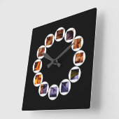 De verborgen Doni Tondo van Michelangelo Square Cl Vierkante Klok (Hoek)