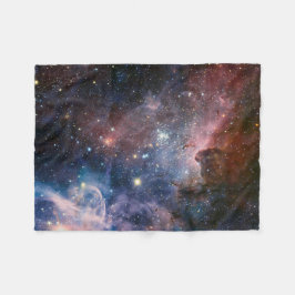 De verborgen geheimen van Carina Nebula Fleece Deken