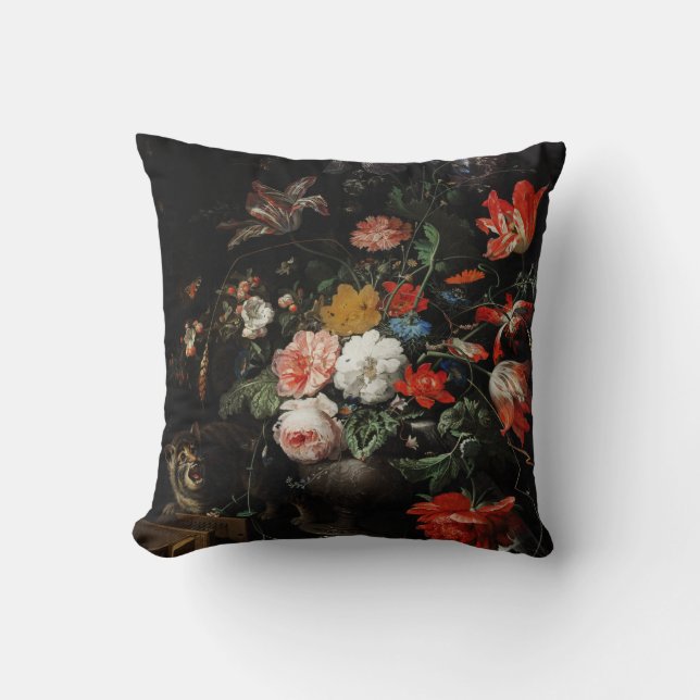 De verbouwde Bouquet door Abraham Mignon Kussen (Voorkant)