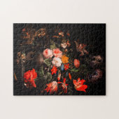 De verbouwde Bouquet door Abraham Mignon Legpuzzel (Horizontaal)