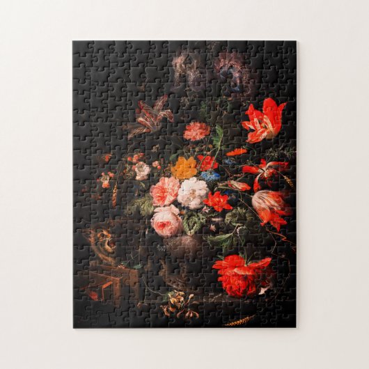 De verbouwde Bouquet door Abraham Mignon Legpuzzel (Verticaal)