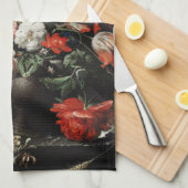 De verbouwde Bouquet door Abraham Mignon   Theedoek (Quarter Fold)