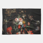 De verbouwde Bouquet door Abraham Mignon   Theedoek (Horizontaal)