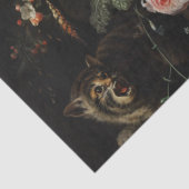 De verbouwde Bouquet door Abraham Mignon Tissuepapier (Detail)