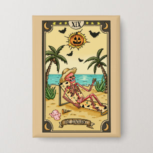 De Verbrande   Grappige Tarot Cad Knop Button