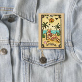 De Verbrande | Grappige Tarot Cad Knop Button (Insitu)