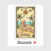 De Verbrande | Grappige Tarotkaartsticker Sticker (Vel)