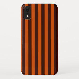 De verbrande Oranje stijl van het Stripes Retro pa Case-Mate iPhone Case