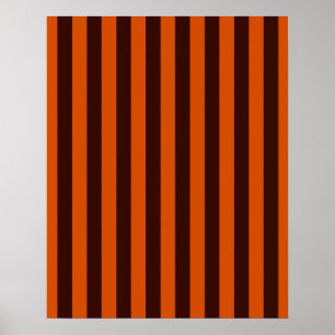 De verbrande Oranje stijl van het Stripes Retro pa Poster