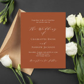 De verbrande oranje uitnodiging van de het manuscr