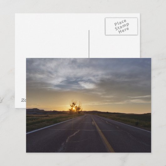 De verbrande Struik Briefkaart (Voorkant / Achterkant)