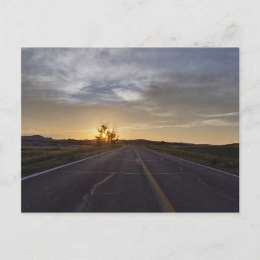 De verbrande Struik Briefkaart (Voorkant)