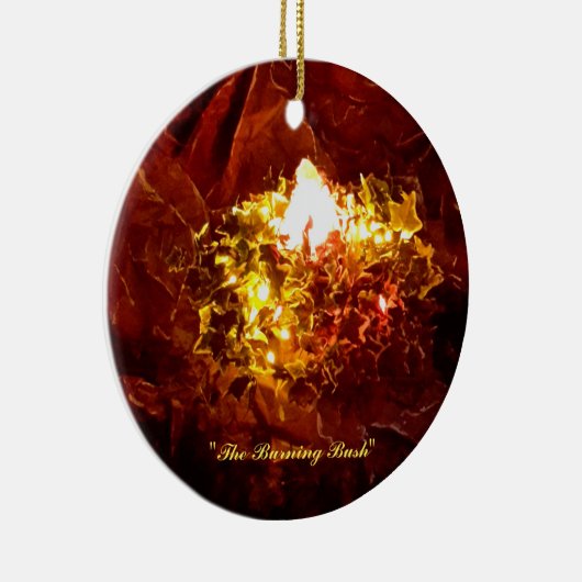 "De verbrande Struik" Keramisch Ornament (Rechts)