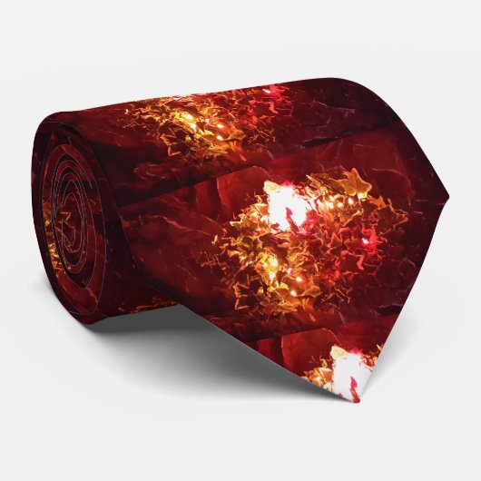 "De verbrande Struik" Necktie Stropdas (Opgerold)