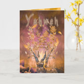 De verbrande Struik YAHWEH Kaart (Gele Bloem)