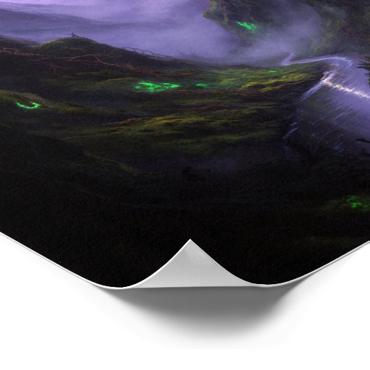 De verbrijzelde vallei poster (Hoek)