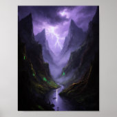 De verbrijzelde vallei poster (Voorkant)