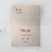 De Verbrijzeling Valentijn van Gradeschool Feestdagen Kaart (Binnen)