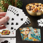 De verdachte kat Fine Art Pokerkaarten (Insitu)