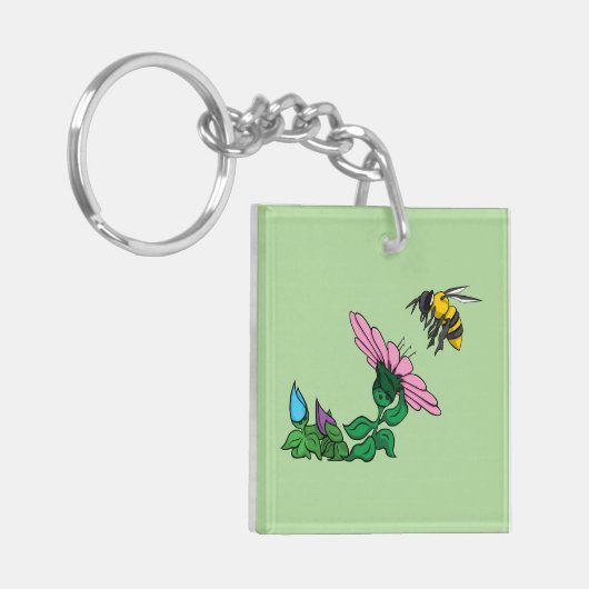 De verdediger Acryl Sleutelhanger (Voorkant Links)