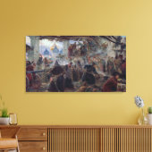 De verdediging van de Trinity Sergius Canvas Afdruk (Insitu (Woonkamer))