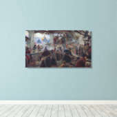 De verdediging van de Trinity Sergius Canvas Afdruk (Insitu (Houten vloer))