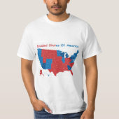 De verdeelde staten van Amerika shirt grappig (Voorkant)