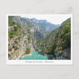 De Verdon Gorge Briefkaart