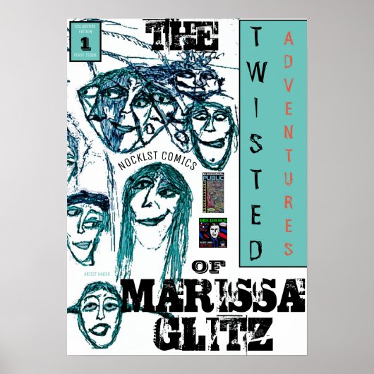 DE VERDRAAIDE AVONTUREN VAN MARISSA GLITZ POSTER (Voorkant)