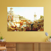 De verduistering van Empire Canvas Print (Insitu (Woonkamer))