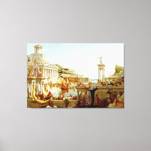 De verduistering van Empire Canvas Print (Voorkant)