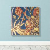 De Verduner Altar, detail van één paneelgrens Canvas Afdruk (Insitu (Houten vloer))